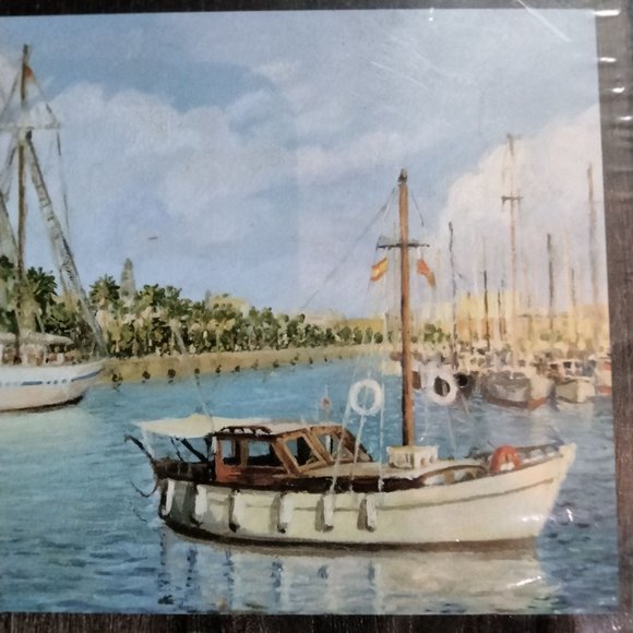 Kings Jig Saw Puzzle Afternoon Boating Port Vell Barcelona 500 Piece New Sealed - Picture 2 of 7